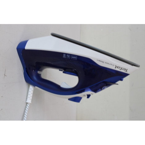 SALE OUT. TEFAL FV2838E0 Steam Iron, Water Tank 0.27 L, Countinuous Steam 40 g/min, Blue/White | FV2838E0 | Steam Iron | 2400 W 