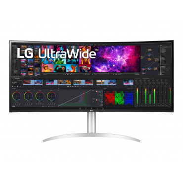 LG | Monitor | 40WP95CP-W | 39.7 " | IPS | WUHD | 21:9 | 60 Hz | 5 ms | 5120 x 2160 | 300 cd/m | HDMI ports quantity 2