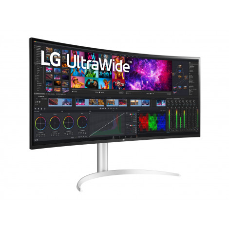 LG | Monitor | 40WP95CP-W | 39.7 " | IPS | WUHD | 21:9 | 60 Hz | 5 ms | 5120 x 2160 | 300 cd/m | HDMI ports quantity 2