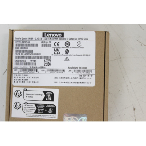 SALE OUT. Lenovo ThinkPad Quectel EM160R-GL 4G LTE-A Cat 16 M.2 WWAN Module for X1 Carbon Gen 12/P16v Gen 2 UNPACKED | WWAN Modu