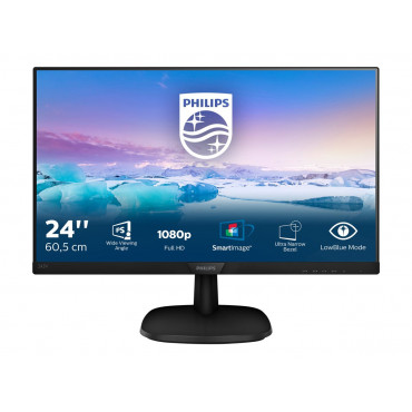 Philips | 243V7QJABF/00 | 23.8 " | IPS | FHD | 16:9 | 60 Hz | 5 ms | Warranty 24 month(s) | 1920 x 1080 | LCD pixels | 250 cd/m 