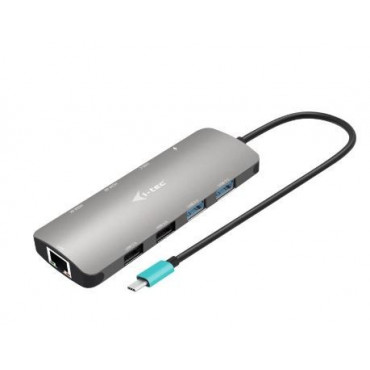 I-TEC USB-C Metal Nano Dock 2x HDMI + PD