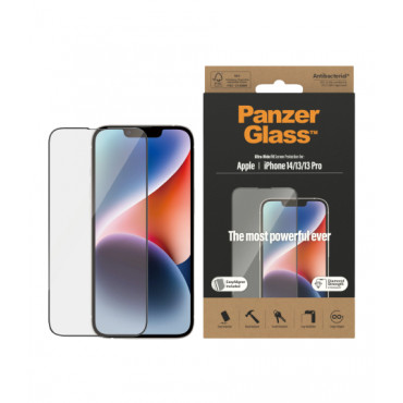 PanzerGlass | Screen protector | Apple | iPhone 14/13/13 Pro | Tempered Glass | Transparent | Fingerprint resistant Diamond stre