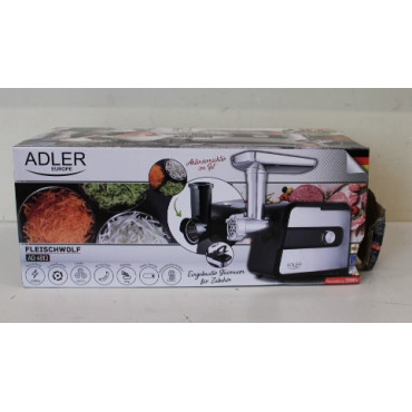 SALE OUT. | Adler | Meat mincer with a shredder | AD 4813 | Silver/Black | 600 W | Number of speeds 2 | Throughput (kg/min) 1 | 