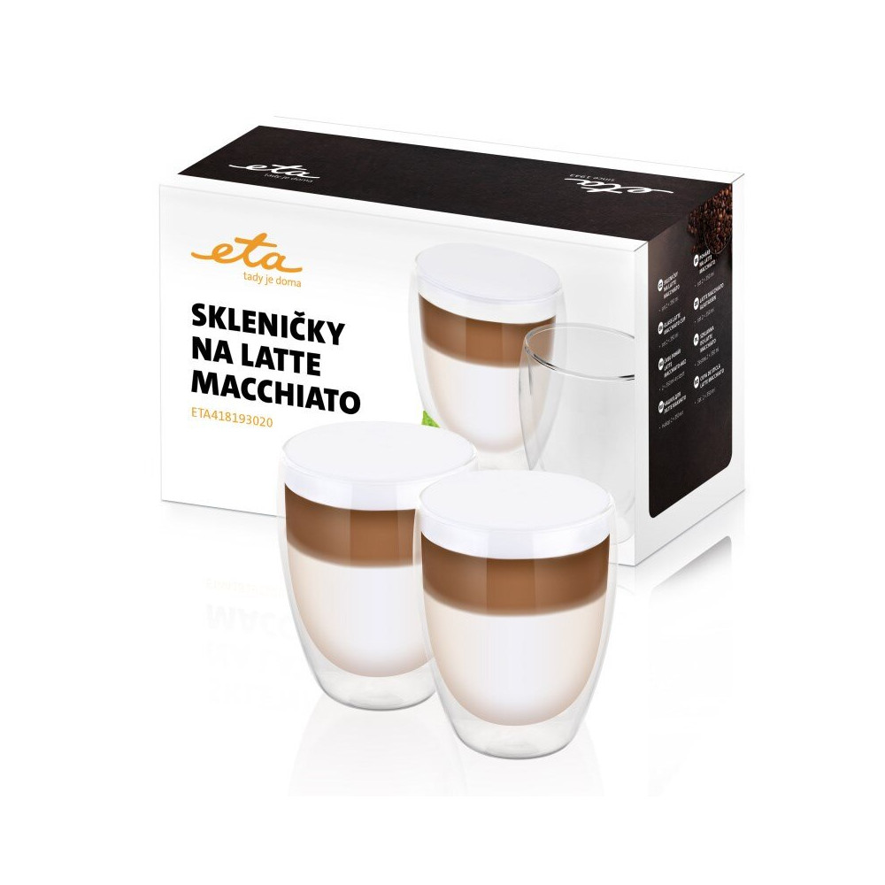 ETA | Latte Macchiato Glasses | ETA418193020 | For coffee | 2 pc(s) | Dishwasher proof