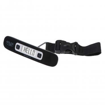 Adler | Travel Luggage Scale | AD 8190 | Maximum weight (capacity) 50 kg | Accuracy 10 g | Black