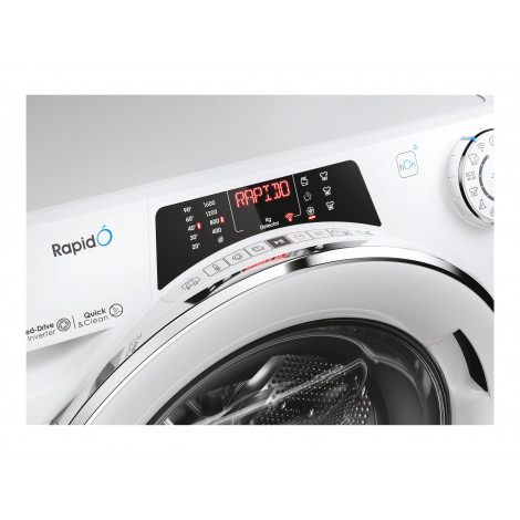 Candy | Washing Machine | RO 6106DWMC7/1-S | Energy efficiency class A | Front loading | Washing capacity 10 kg | 1600 RPM | Dep