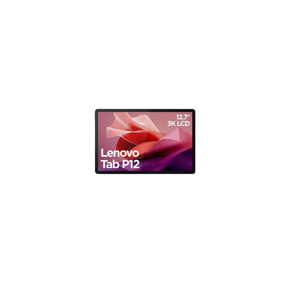 Lenovo Tab P12 TB370FU Touch 12.7 3K MediaTek Dimensity 7050/8GB/256GB/Integrated Arm Mali-G68/Android 13/Grey/FP/2Y Warranty