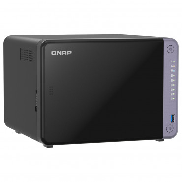 QNAP Cost-effective 6-bay 10GbE NAS | TS-632X-4G | Alpine | AL524 | Processor frequency 2 GHz | 4 GB | DDR4 SODIMM | 120W adapte