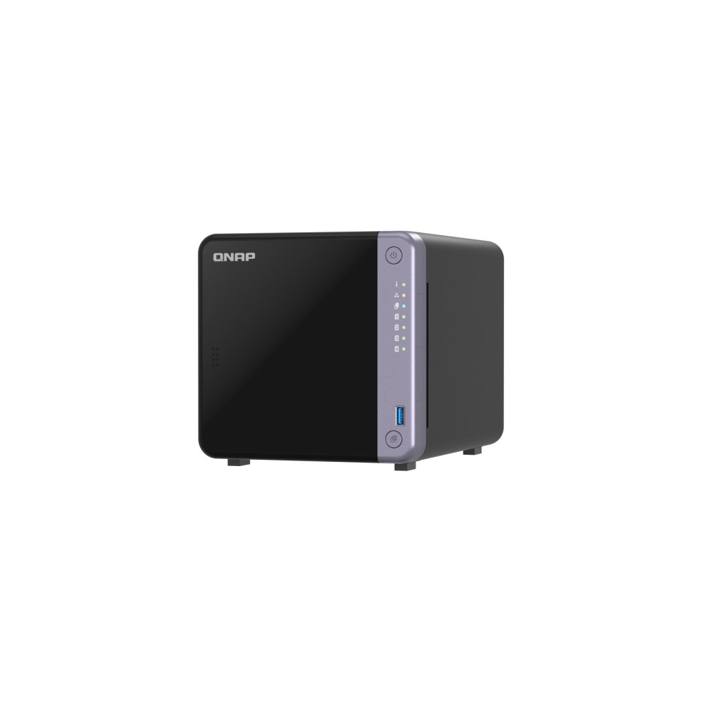 QNAP Cost-effective 4-bay 10GbE NAS | TS-432X-4G | Alpine | AL524 | Processor frequency 2 GHz | 4 GB | DDR4 SODIMM | 90W adapter