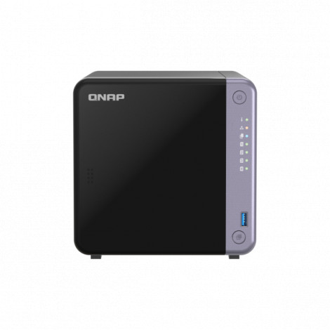 QNAP Cost-effective 4-bay 10GbE NAS | TS-432X-4G | Alpine | AL524 | Processor frequency 2 GHz | 4 GB | DDR4 SODIMM | 90W adapter