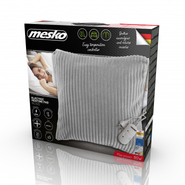 Electirc heating pad | MS 7429 | Mesko | Number of heating levels 2 | Number of persons 1 | Washable | Remote control | 80 W | G