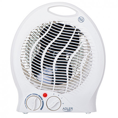 Adler Heater AD 7728 Fan Heater 2000 W Number of power levels 2 White