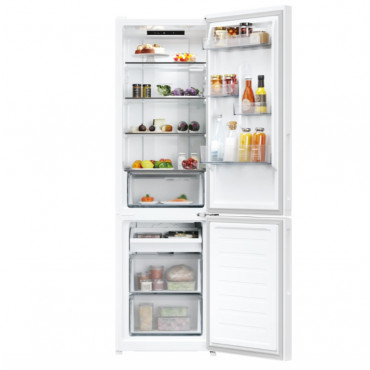 Candy Refrigerator | CNCQ2T518EW | Energy efficiency class E | Free standing | Combi | Height 182.5 cm | No Frost system | Fridg