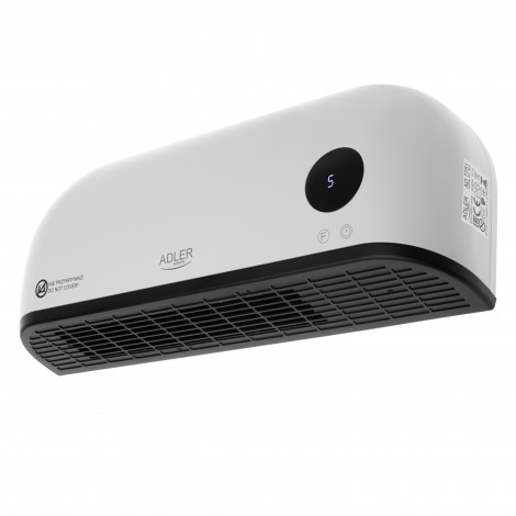 Adler AD 7751 LED Air Curtain Heater, White