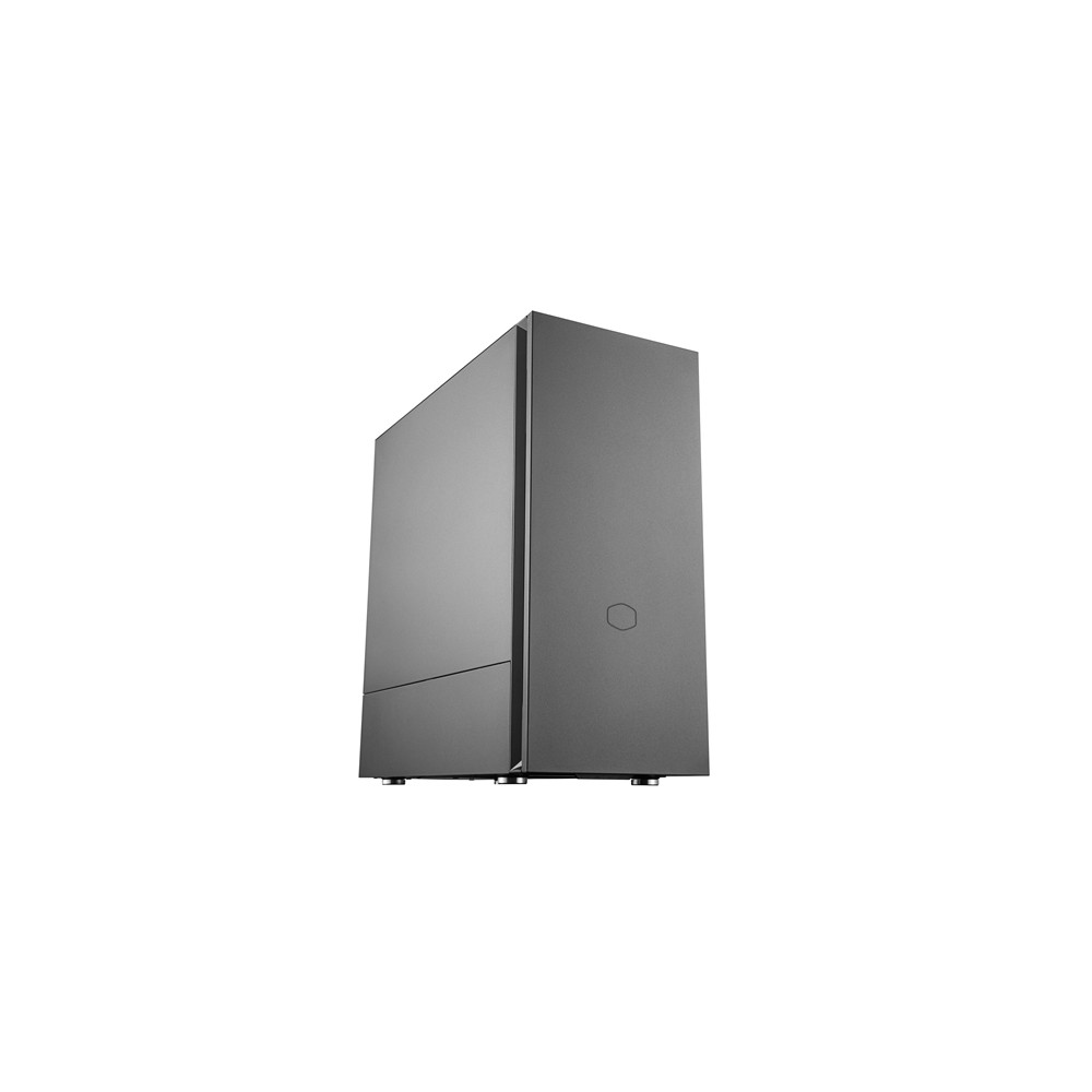 Cooler Master Silencio S600 with steel side panel Black Mini ITX, Micro ATX, ATX Power supply included No