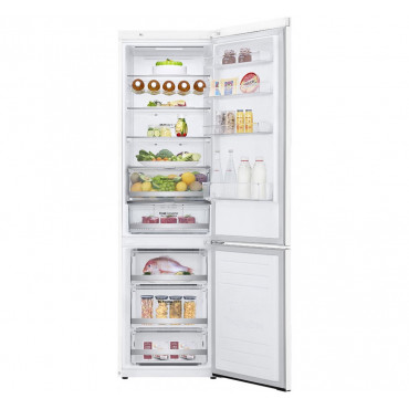 LG Refrigerator GBB72SWDMN Energy efficiency class E Free standing Combi Height 203 cm No Frost system Fridge net capacity 277 L