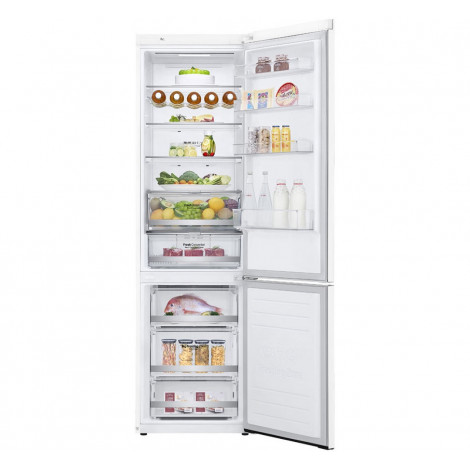 LG Refrigerator GBB72SWDMN Energy efficiency class E Free standing Combi Height 203 cm No Frost system Fridge net capacity 277 L