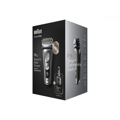 Braun | Shaver | 9465CC | Operating time (max) 60 min | Wet & Dry | Graphite