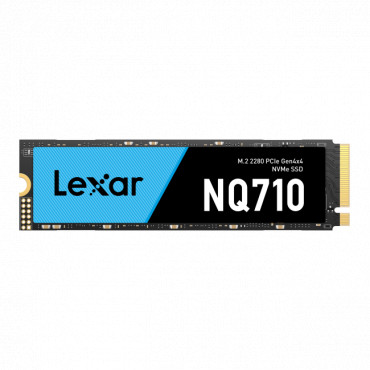 Lexar NVMe SSD | NQ710 | 500 GB | SSD form factor M.2 2280 | Solid-state drive interface PCIe Gen4x4 | Read speed 4400 MB/s | Wr