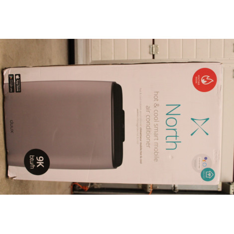 SALE OUT. Duux North Smart Mobile Airconditioner 9.000 BTU Extreme Silent, Light Gray/Black | Duux Smart Mobile Airconditioner |