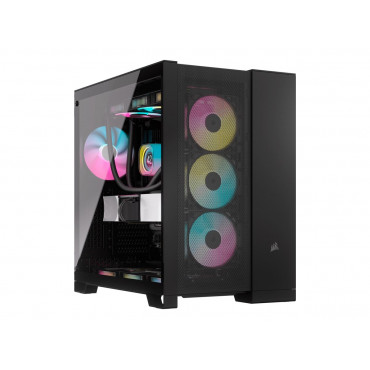 Corsair 66500D AIRFLOW Mid-Tower Dual Chamber PC Case, Black