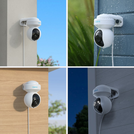 Reolink | Smart WiFi Camera with Motion Spotlights | E Series E540 | PTZ | 5 MP | 2.8-8/F1.6 | IP65 | H.264 | Micro SD, Max. 256