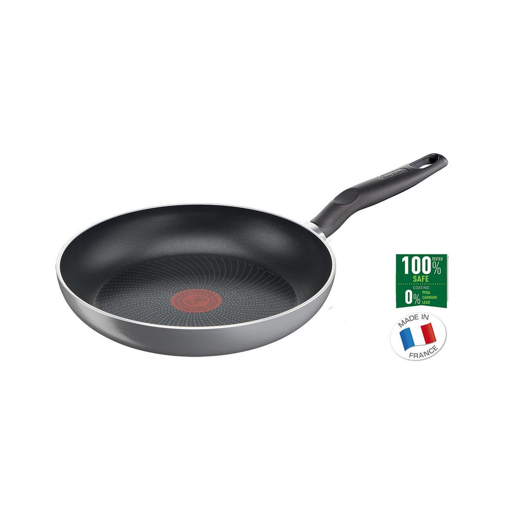 Tefal C2730653 Super Start Pan, 28 cm, Suitable for induction, Grey