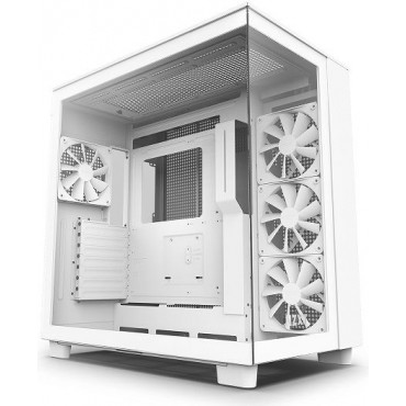 NZXT PC case H9 Flow window white