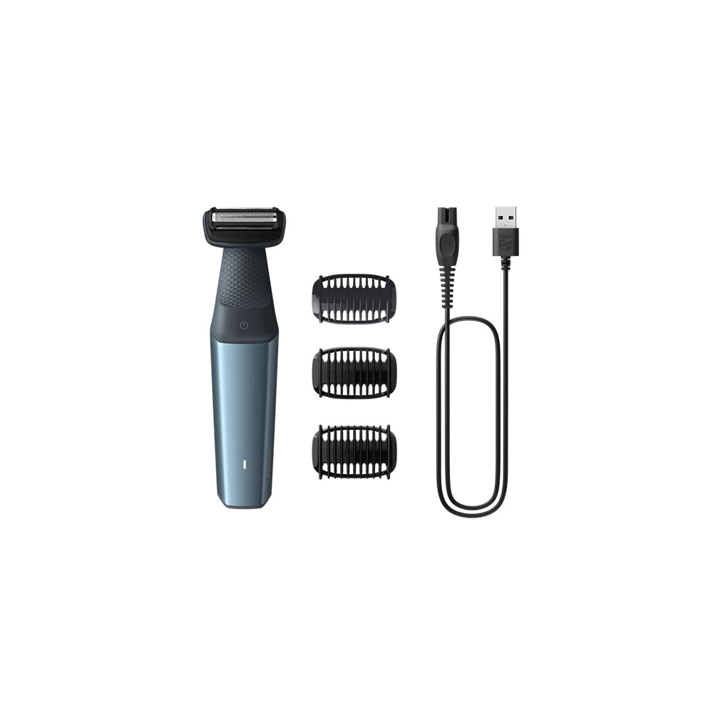 Philips | Hair clipper for body | BG3027/05 | Cordless | Wet & Dry | Number of length steps 3 | Blue/Black