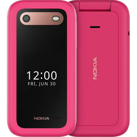 Nokia | 2660 DS | Pop Pink | 2.8 " | TFT LCD | 48 MB | 128 MB | Dual SIM | Nano-SIM | 3G | Bluetooth | 4.2 | USB version microUS