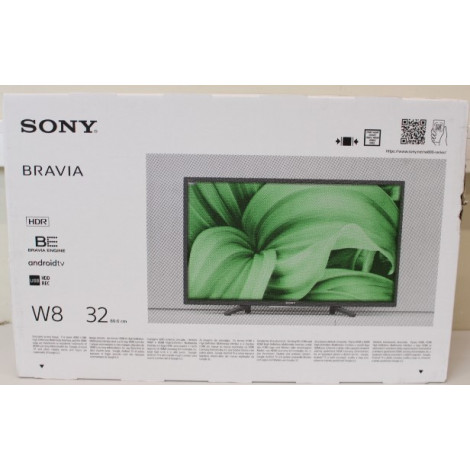 SALE OUT.KD32W800P | 32" (80 cm) | Smart TV | Android | HD | Black | DAMAGED PACKAGING ,BOUNCED FRAME AT TOP,SCRATCHED LEG | Son