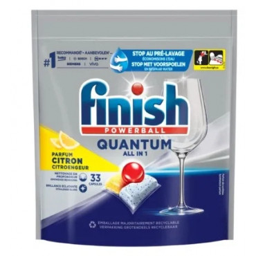 Dishwasher Tablets | Finish Quantum, Lemon, 33 pcs.