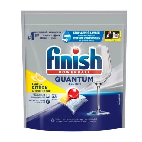 Dishwasher Tablets | Finish Quantum, Lemon, 33 pcs.