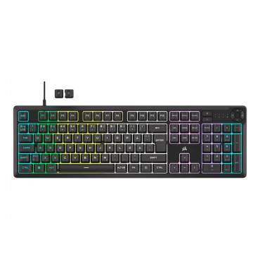 Keyboard | K55 CORE RGB | Gaming Keyboard | Wired | Nordic | Black | USB Type-A | Rubber Dome