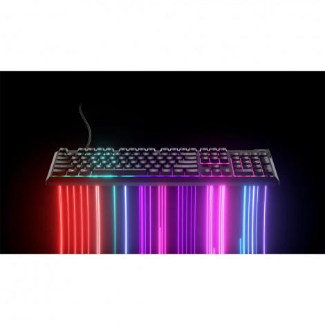 Keyboard | K55 CORE RGB | Gaming Keyboard | Wired | Nordic | Black | USB Type-A | Rubber Dome