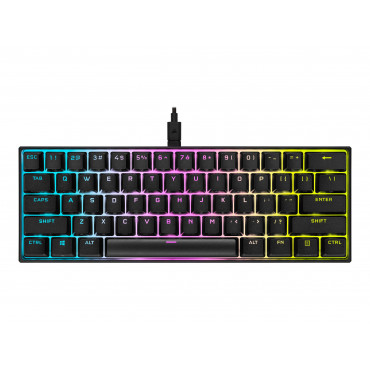 Keyboard | K65 MINI | Mechanical Gaming Keyboard | Wired | Nordic | Black | USB Type-A | CHERRY MX Red