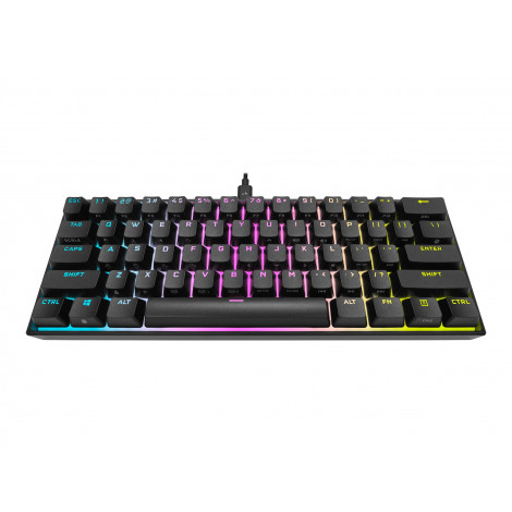 Keyboard | K65 MINI | Mechanical Gaming Keyboard | Wired | Nordic | Black | USB Type-A | CHERRY MX Red