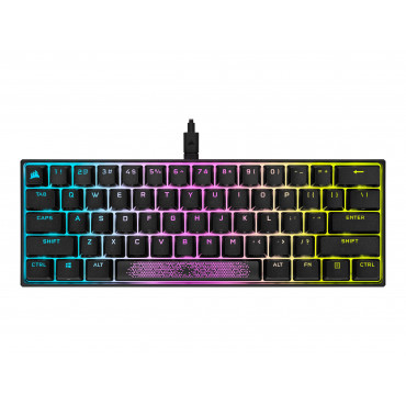 Keyboard | K65 MINI | Mechanical Gaming Keyboard | Wired | Nordic | Black | USB Type-A | CHERRY MX Red