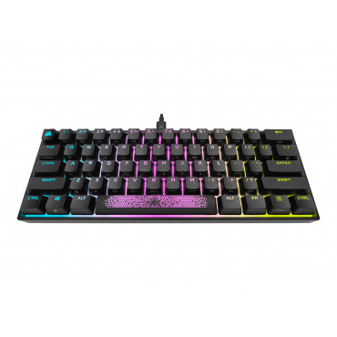 Keyboard | K65 MINI | Mechanical Gaming Keyboard | Wired | Nordic | Black | USB Type-A | CHERRY MX Red