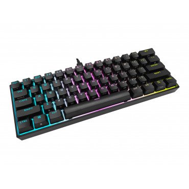 Keyboard | K65 MINI | Mechanical Gaming Keyboard | Wired | Nordic | Black | USB Type-A | CHERRY MX Red