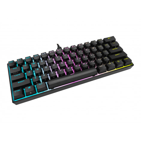 Keyboard | K65 MINI | Mechanical Gaming Keyboard | Wired | Nordic | Black | USB Type-A | CHERRY MX Red