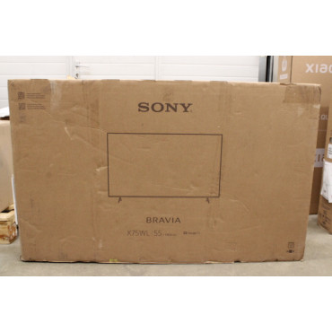 Sony | KD55X75WL | 55" (139 cm) | Android | QFHD | Black | DAMAGED PACKAGING