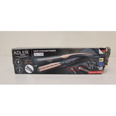 SALE OUT. Adler AD 2318 Infrared Hair straightener, Fast PTC heating, Black | Adler Infrared Hair Straightener | AD 2318 | Warra