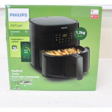 SALE OUT. Philips HD9280/70 Essential Air Fryer, Black | Philips | Air Fryer | Essential HD9280/70 | Power 2000 W | Capacity 6.2