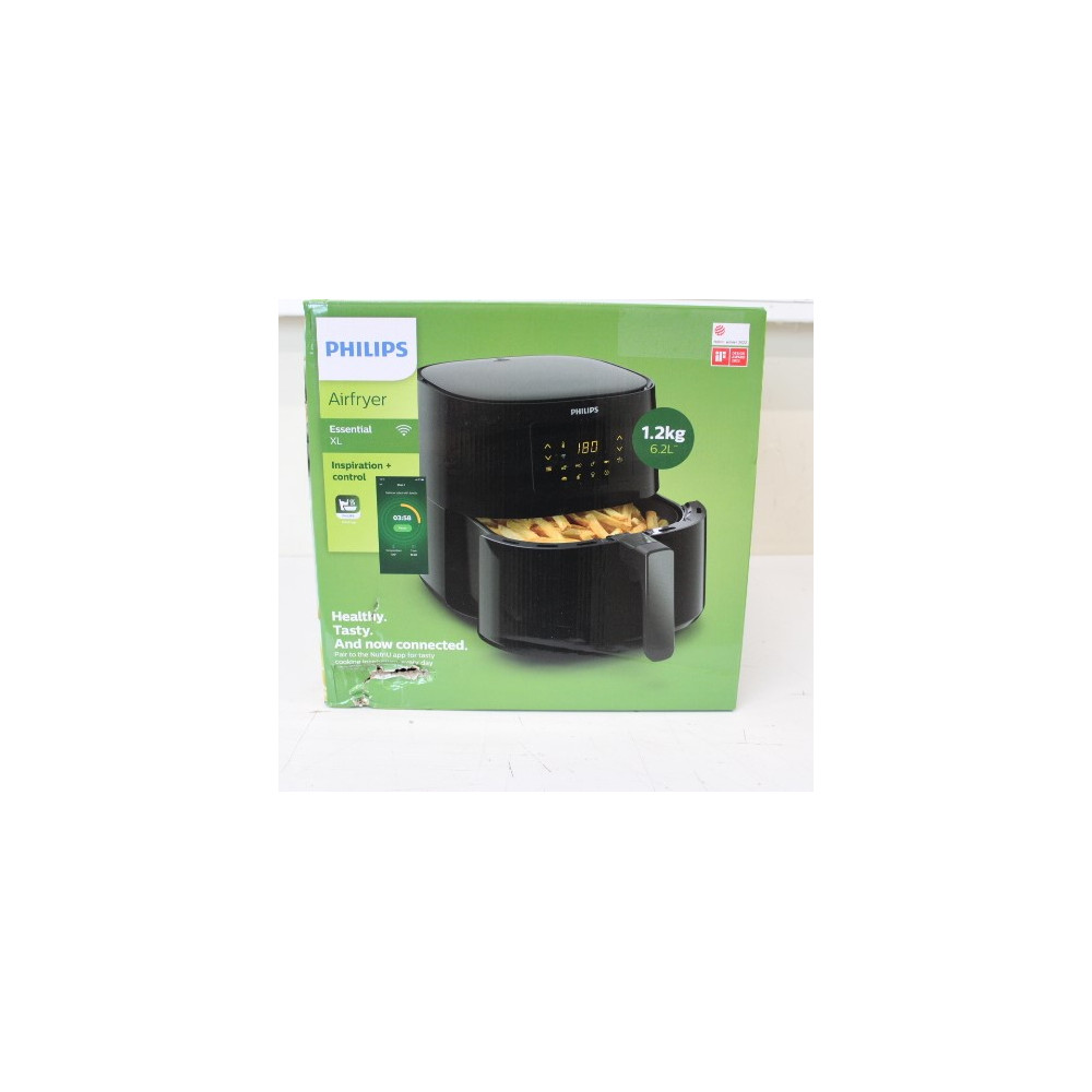 SALE OUT. Philips HD9280/70 Essential Air Fryer, Black | Philips | Air Fryer | Essential HD9280/70 | Power 2000 W | Capacity 6.2