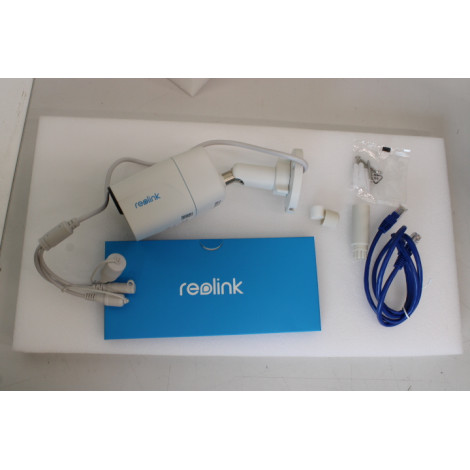 SALE OUT. Reolink P330 Smart 4K Ultra HD PoE Security IP Camera with Person/Vehicle Detection, IP66 Waterproof, White UNPACKED ,