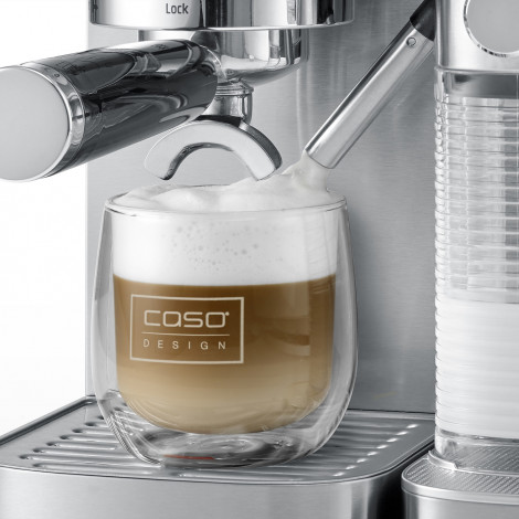 Caso | Espresso machine | Espresso Gourmet Latte | Pump pressure 20 bar | Built-in milk frother | Automatic | 1350 W | Silver