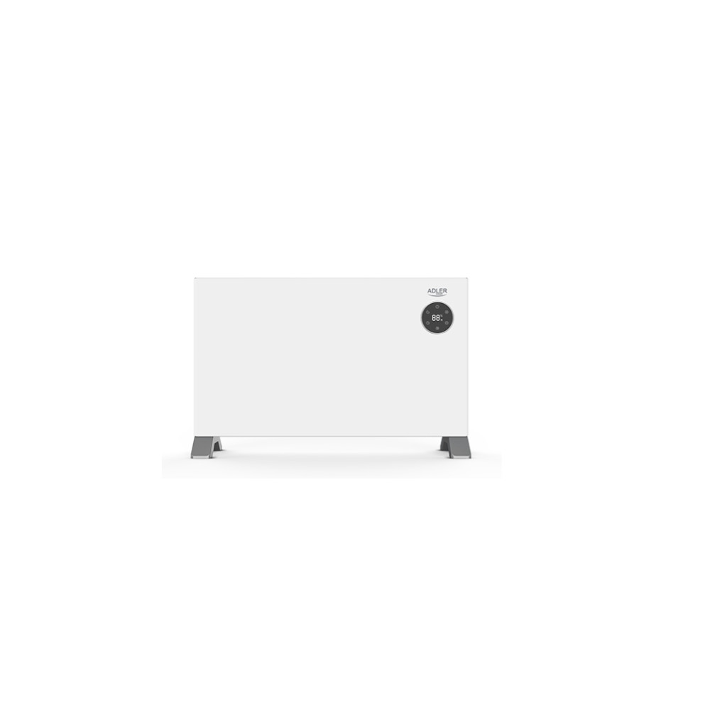 Adler Convection fan heater LCD with remote control | Convection Heater | 2000 W | Number of power levels 3 | White | IPX24