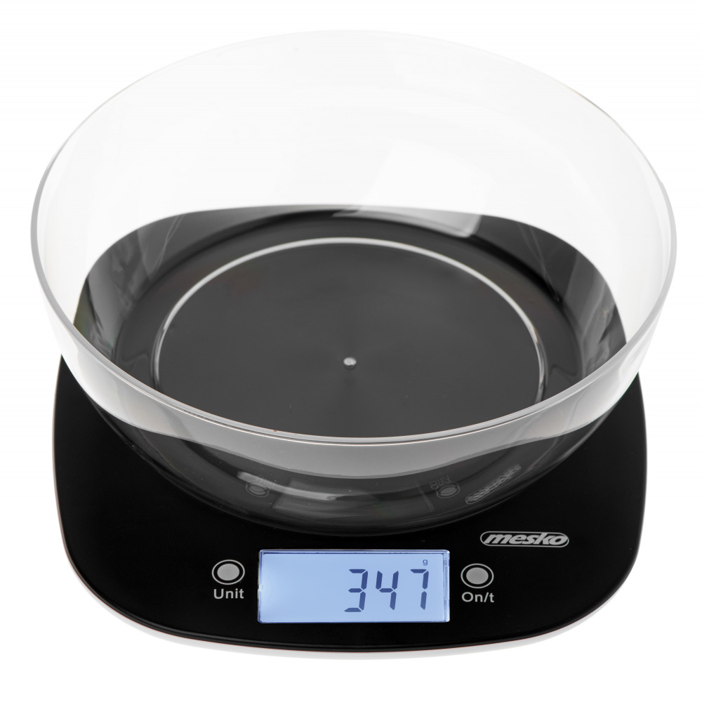 Adler Kitchen Scale with a bowl | MS 3179b | Graduation 1 g | Display type LCD | Black